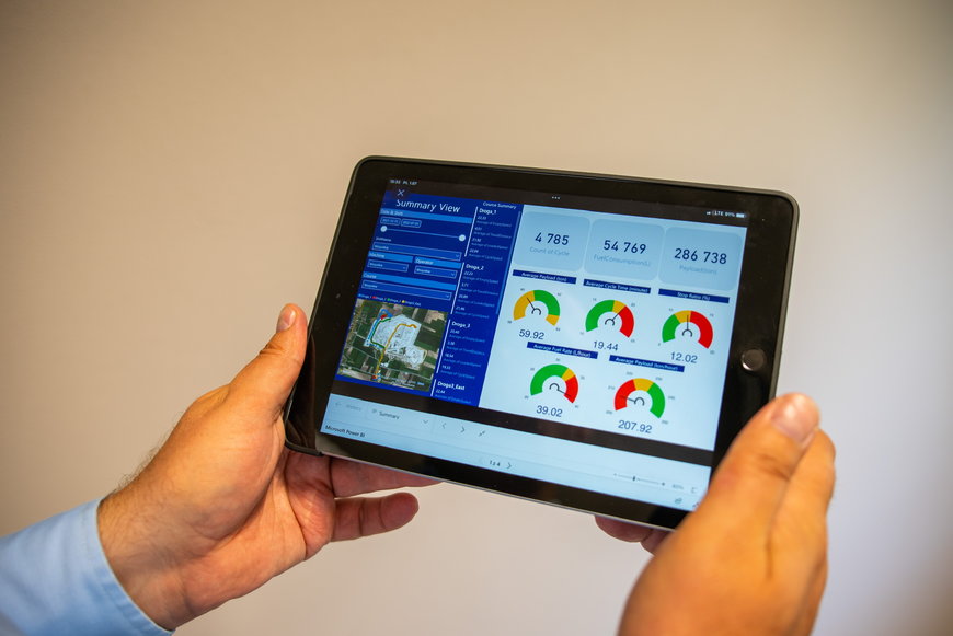 Komatsu’s Operator Guidance Monitor 